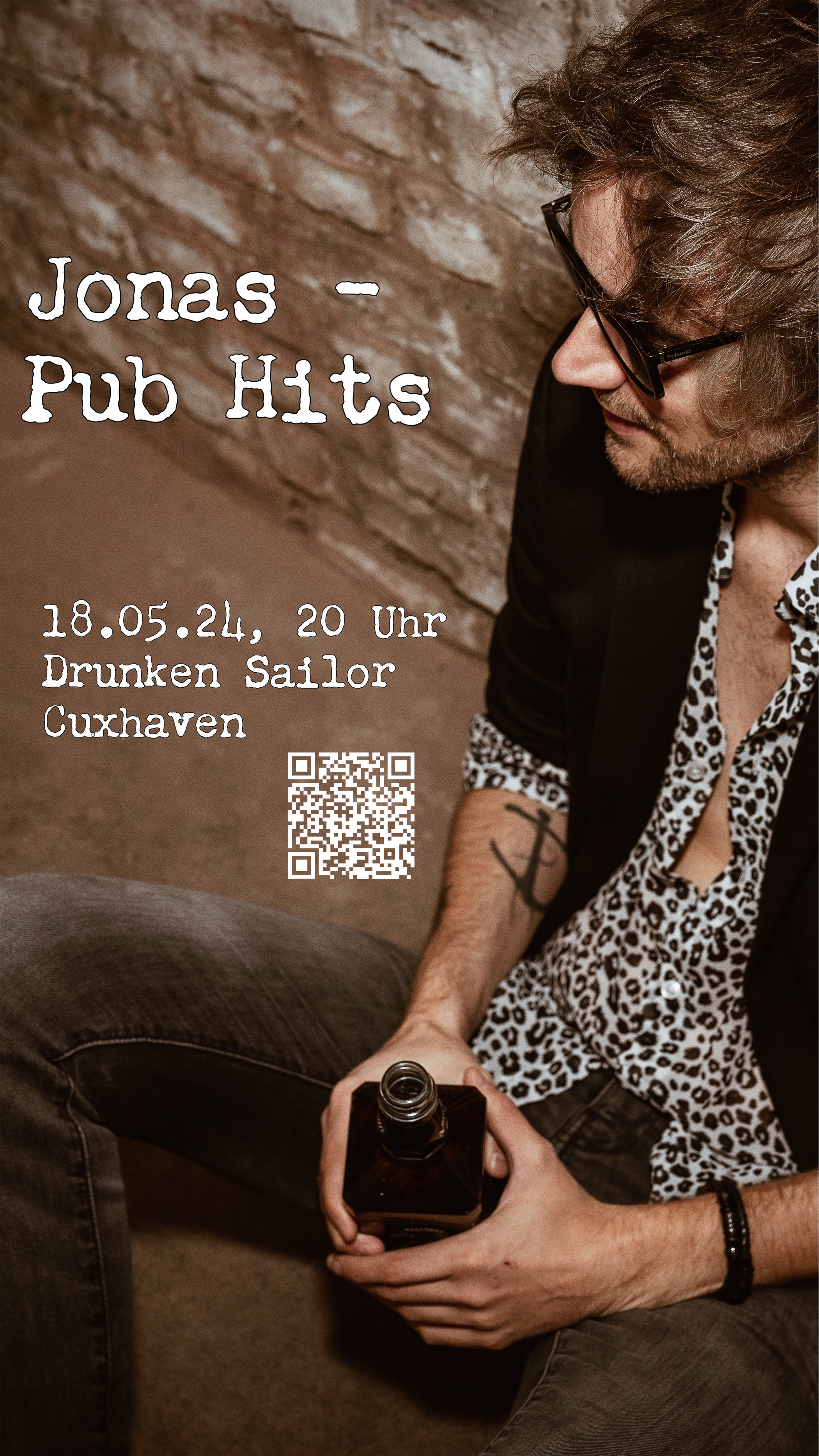 JONAS - Pub Hits - live am Samstag, 18.05.2024 @ Irish Pub DRUNKEN SAILOR in Cuxhaven